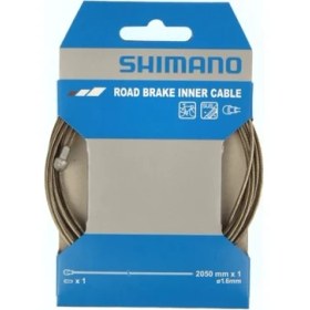 Resim Heugers Shimano Kapsüllü Yol Bisikleti Fren Teli - Sus Paslanmaz Çelik 2050 mm 