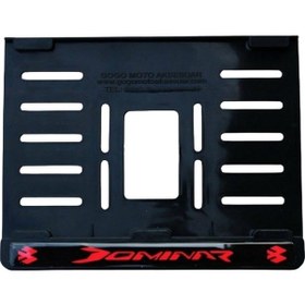 Resim Gear5 Plastik Plakalık Kırmızı 1 - Bajaj Dominar 15x24 Siyah 