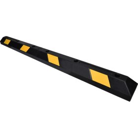 Resim Kauçuk Araç Stoperi, Otopark Stoperi 183x15x10 cm 