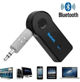 Resim Yeni Nesil Bluetooth Aux Araç Kiti Siyah Tv Tablet Telefon Araç Araba 