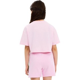 Resim Skechers G Lw Fleece Sweat Short Kız Çocuk Pembe Eşofman Altı 