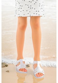 Resim Kiko Kids Kız Çocuk Sandalet Arz 2354 Beyaz 
