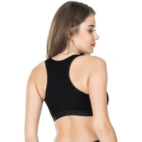 Resim Moon Wear Geniş Askılı Sporcu Body Sütyen 525 Beyaz 