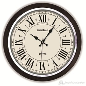 Resim Time Gold Salon Ofis Duvar Saati Plastik 46 Cm (149174993) 