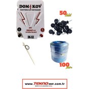 Resim Ayı Domuz Kovucu Elektrikli Çit Sistemi - Yabani Hayvan Bahçe Bekçisi 