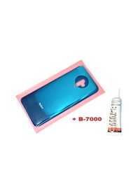 Resim Tkgz Xiaomi Poco F2 Pro Arka Kapak Batarya Pil Kapağı Cam+b-7000 Mavi 