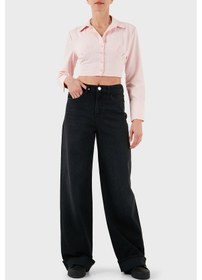 Resim Emporio Armani Bayan Kot Pantolon Ew000737 Af17033 Mc002 Siyah Siyah 