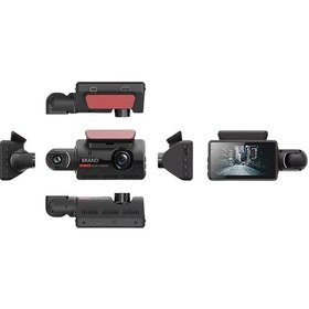 Resim Znv Zenvia Mey İthalat Wifi Destekli Araç Kamerası 3 İnç Ekran, 1080p Ön Ve 720p İç Kamera Znv2025 Cmn 