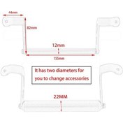 Resim Besthome1 Ducati Multistrada 1200s Enduro 950 İçin Dayanıklı Alüminyum Navigasyon Braketi, Kolay Kurulum, Paslanmaz Siyah Siyah 