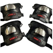 Resim Gear5 Dizlik Ve Dirseklik Takımı Metal Kısa Dz5 Siyah 