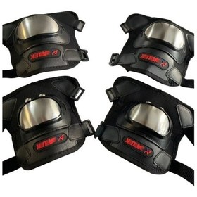 Resim Gear5 Dizlik Ve Dirseklik Takımı Metal Kısa Dz5 Siyah 