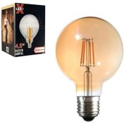 Resim Ledx G-95 Kırılmaz Gövde 4,5 Watt Düz Rustik Ampul 