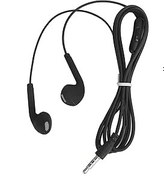 Resim Shanrya Kablolu kulaklık, tak ve çalıştır kulaklık, cep telefonları için 95 dB hassasiyet, bilgisayar için (siyah) 