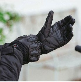 Resim Revit Enegry Deri Motosiklet Eldiveni 