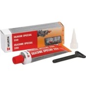 Resim Würth Silikon Sıvı Conta Siyah 250°C Isıya Dayanıklı 70 ml 