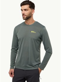 Resim Jack Wolfskin Vonnan Ls T M Erkek Tişört A60291 4136 Çok Renkli 