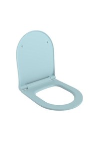 Resim Pure Slim Soft Klozet Kapağı Mat Buz Mavisi A0336-029 Mavi 