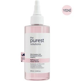 Resim The purest solutions hassas ciltler i̇çin arındırıcı ve aydınlatıcı pha pembe tonik 