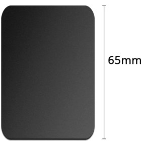 Resim GongtuShop 1 Adet Siyah 45X65MM Tarzı Lot Metal Plaka Disk Demir Sac Manyetik Araç Telefonu Tutacağı Standı Metal Plaka Mıknatıs Cep Telefonu Tutucu Montajı Için (Yurt Dışından) 