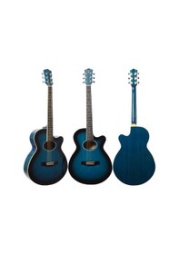 Resim Extreme Xa35bls Akustik Gitar Mavi Burst Çelik Tel Dengeli Ak 