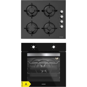 Resim Silverline BO6501B01 - CS5349B01 Siyah 2 Li Ankastre Set 