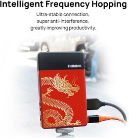 Resim Shimbol Tp Mini Kablosuz Video Iletim Sistemi 5g Hdmı Gecikme Desteği 1080p60 Canlı Yayın Verici Ve Alıcı 