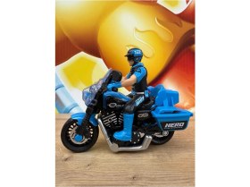 Resim Scntoys Oyuncak Polis Motorsiklet Sesli Işıklı Kutulu Oyuncak Motor Adamlı Motor Mavi Polis Motoru Oyuncak 