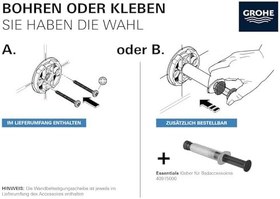 Resim Grohe Essentials Tuvalet Fırçası Seti - 40374Dl1 