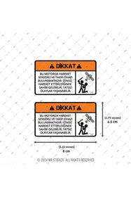 Resim Bay Etiket Wrn41 Motoruma Dokunma Takip Cihazi Var 2'li Set 