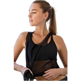 Resim Yeni Inci T26 Siyah (Yoga-Fıtness-Pilates-Koşu) Sporcu File Atlet 