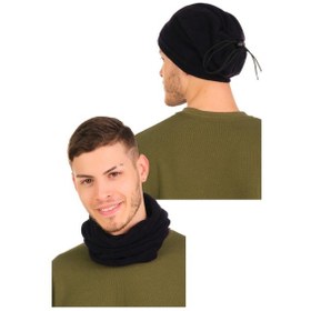 Resim Elif İç Giyim Unisex Polar Boyunluk 2'li Set Lacivert 