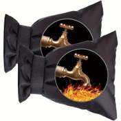 Resim 2/3/4 Adet Kalınlaştırılmış Yalıtımlı Kışlık Donmaya Karşı Dış Mekan Musluk Kapağı, Oxford Bezden Üretilmiştir 