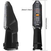 Resim Besthome1 Şeffaf Led Sinyal Lambası - Kawasaki Versys 650/1000, X250/x300, Z1000r İçin Parlak Işık 