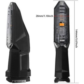 Resim Besthome1 Şeffaf Led Sinyal Lambası - Kawasaki Versys 650/1000, X250/x300, Z1000r İçin Parlak Işık 