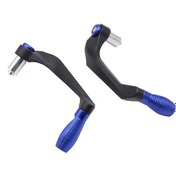 Resim Ranyeek Motor Bisikleti Fren Kol Koruyucu Kolu, Abs Malzeme, 18mm Saplara Uyumlu, Güvenli Sürüş, Mavi, Çift Adet 