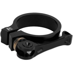 Resim Geeroyoo Alüminyum Cnc Katlanabilir Bisiklet Oturma Borusu Klembi - 41mm Çap, 33.9mm Oturma Borusu İçin, Sıcağı Doğru Tutar, Hafif Ve Dayanıklı, Siyah Renk Siyah 