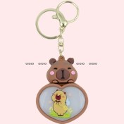 Resim Silver1 Miffy Tavşan Bebek Anahtarlık Kolye Kadın Zarif Diy Boncuklu Çift Anahtarlık Kitap Çantası Çekicilik (Yurt Dışından) 