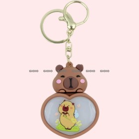 Resim Silver1 Miffy Tavşan Bebek Anahtarlık Kolye Kadın Zarif Diy Boncuklu Çift Anahtarlık Kitap Çantası Çekicilik (Yurt Dışından) 