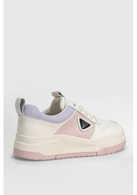 Resim Lufian Jennıfer Pembe Kadın Hakiki Deri Spor Ayakkabı Pembe 