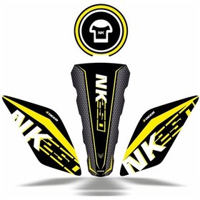 Resim 250 Nk 2018-2022 Uyumlu Deeb Iron Tank Pad Set Sarı 