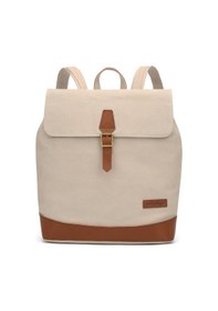 Resim Kanvas Kumaş Kadın Sırt Çantası Smart Bags 1329 Bej 