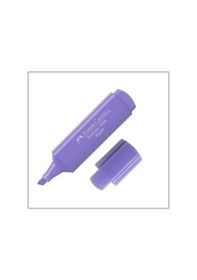 Resim Faber Castell Fosforlu Kalem Lila - 3 Adet Lila 