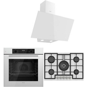 Resim Ferre Icon Plus 75 Serisi QBL63CB-ED036-D078 3lü Cam Ankastre Set 