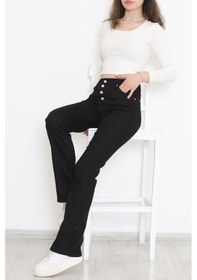 Resim Mokashopin - İspanyol Paça Pantolon Siyah - 12275.1431. 001 
