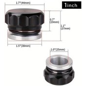 Resim Dashanshop 1 İnç Kaynaklı Su Tankı Kapağı Kazan Yağ Yakıt Kapakları 