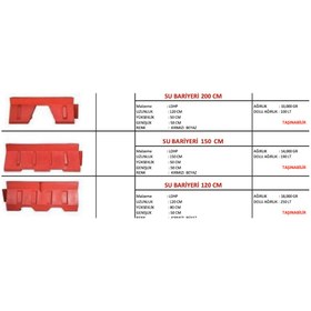 Resim KARAKÖY TEMİN SU BARİYERİ 150 CM 