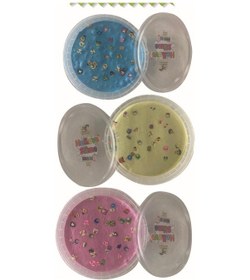 Resim Hayvanlı Slime Mavi Pembe Sarı 3 Kutu Ele Yapışmayan Slaym Pofuduk Sılaym Oyun Jeli 