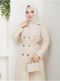 Resim SHİROSA tesettür trençkot 