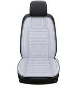 Resim G-4s Isıtmalı Araba Koltuğu Kış Isıtma 12v Araba Koltuğu Isıtıcı Pedi Arkalıklı Kapakları - Gri 