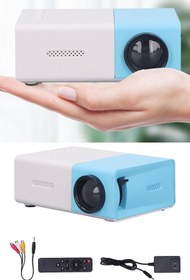 Resim TECHNOMEN Mini Projektör 1080P HD Taşınabilir Film Projektörü Yaygın Yansıma Küçük Sinema Projektörü 